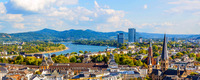 Skyline von Bonn  Das Bild zeigt die Skyline von Bonn